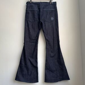 Vintage y2k 7 for all mankind bellbottom super flare jeans dark wash mid rise